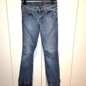 7 For All Mankind Sexy Flare Low Waist Jeans Size 27